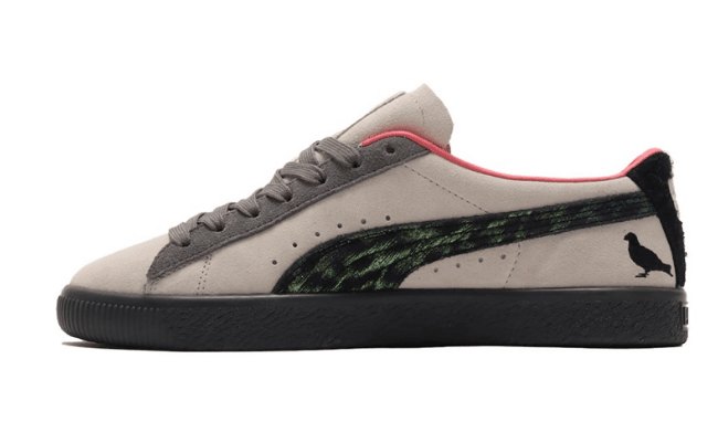彪马鸽子联名新款 atmos x Staple x PUMA Suede “Pigeon and Crow” 彪马鸽子乌鸦三方联名 货号:381160-01