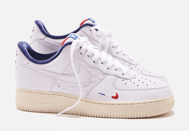 耐克空军一号法国限定 KITH x Nike Air Force 1 “Paris” 耐克空军KITH联名新款实物图 货号:CZ7927-100