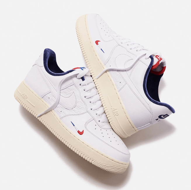 耐克空军一号法国限定 KITH x Nike Air Force 1 “Paris” 耐克空军KITH联名新款实物图 货号:CZ7927-100