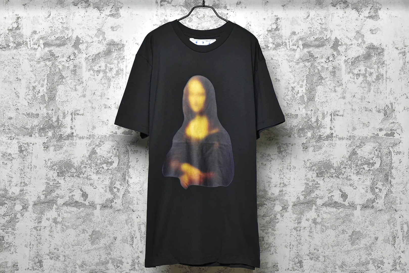 OFF WHITE蒙娜丽莎印花黑色短袖 OFF WHITE C/O VIRGIL 20Fw 莆田衣服货源OW黑色短袖