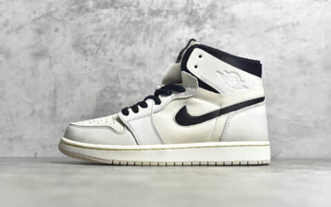 AJ1珍珠奶茶女生专属版本 Air Jordan 1 Zoom Air CMFT“Summit White” 纯原版本AJ1米白高帮 货号:CT0979-100