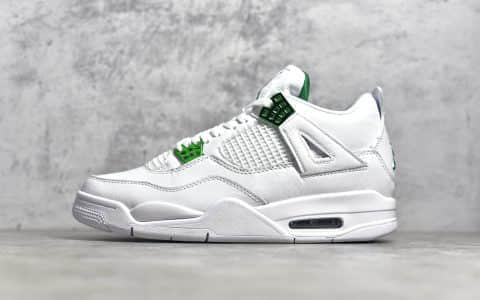 AJ4白绿金属绿高帮实战球鞋 Air Jordan 4 RETRO SE 金属绿莆田市面最高版本 货号：CT8527-113