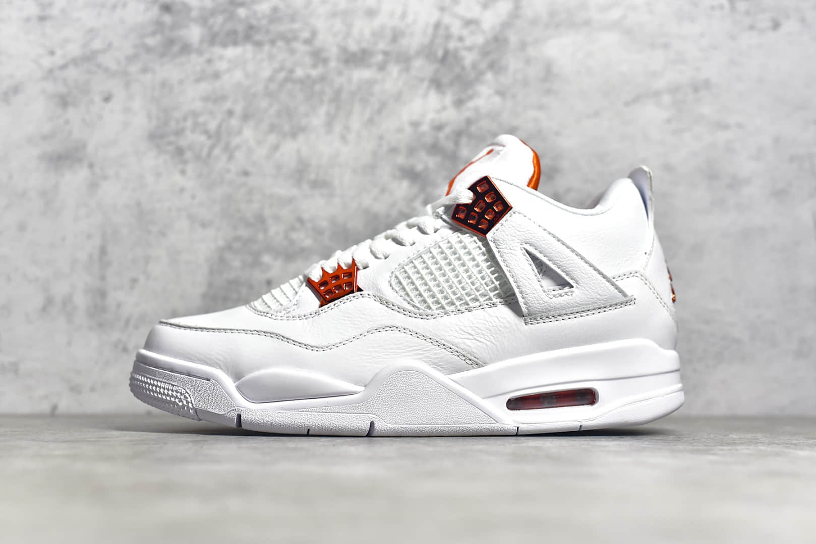 AJ4白橙高帮实战球鞋 Air Jordan 4 RETRO SE 金属橙 莆田最高版本AJ 货号:CT8527-113