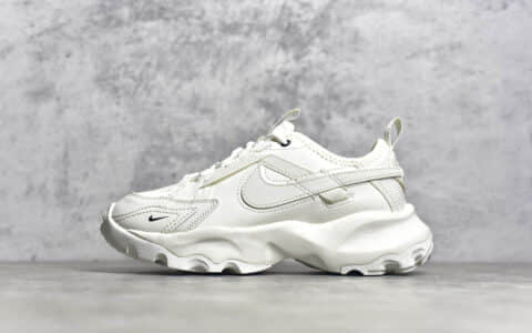 耐克帆白新款小白鞋 NIKE TC 7900 帆白 人气单品女鞋 耐克白色增高鞋 货号：DD9682-100