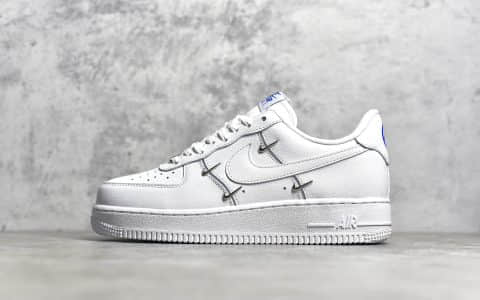 耐克空军联名小银勾 NIKE Air Force 1 Low ’07 "All white" 耐克空军一号白色低帮原厂正品一比一空军 货号:CT1990-100