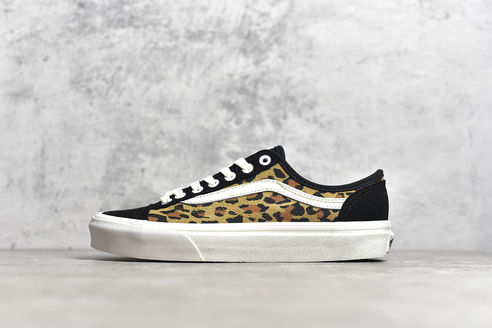 万斯黑色豹纹原厂硫化 VANS Style 36 万斯2021新款 莆田万斯工厂现货