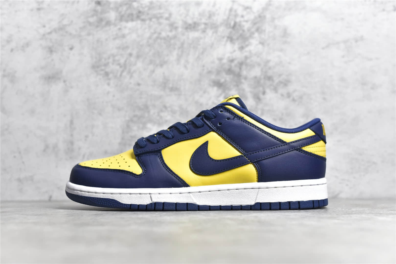 耐克Dunk密西根蓝黄低帮 Nike Dunk Low "Michigan" 莆田H12纯原版本 原厂进口材料 货号:DD1391-700