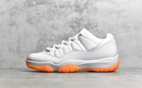 AJ11白橙低帮篮球鞋 Air Jordan 11 Retro Low “Bright citrus”白橙 H12纯原AJ新款白橙 货号:AH7860-139
