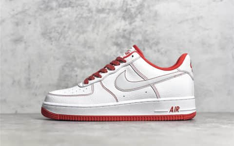 耐克空军一号白红低帮 Nike Air Force 1 SU19 空军一号3M反光低帮 货号:CN2896-101