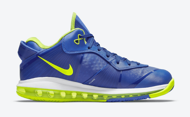 耐克詹姆斯18代球鞋 Nike LeBron 8 V2 Low “Sprite” 耐克詹姆斯18代球鞋雪碧配色发售日期 货号:DN1581-400