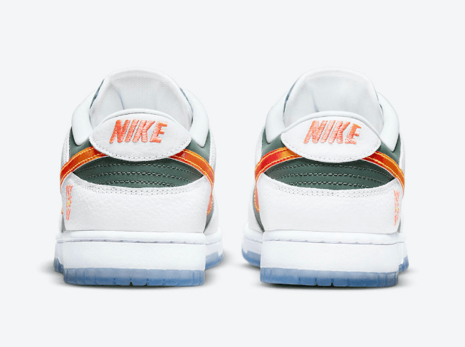 耐克Dunk纽约配色 Nike Dunk Low “NY vs NY” 耐克Dunk绿白橙色钩低帮 货号:DN2489-300