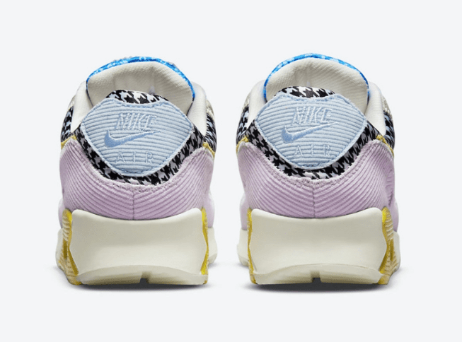 耐克MAX90灯芯绒麂皮 Nike Air Max 90 耐克MAX90多材料拼接炫彩鞋身 耐克MAX90新款 货号:DM8075-100