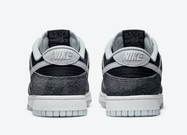 耐克Dunk黑灰低帮 Nike Dunk Low “Animal Pack” 耐克Dunk奥利奥翻毛皮加皮革鞋身 货号:DH7913-001