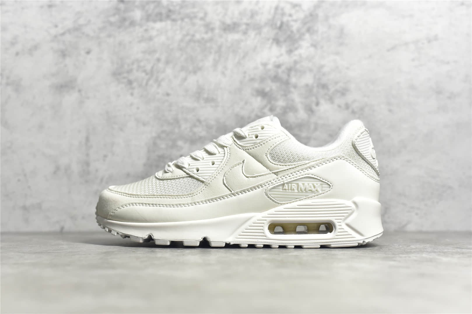 耐克MAX90三十周年纪念款 Nike Air Max 90 NRG 耐克MAX90盐白跑鞋 耐克MAX90元年 货号:CT2007-100