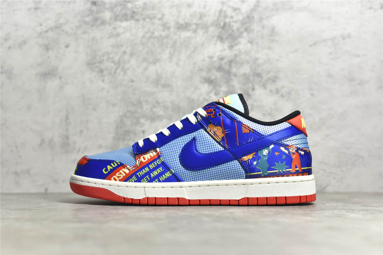 耐克Dunk双层刮刮乐低帮 耐克Dunk鞭炮 Nike Dunk Low Firecracker 耐克Dunk涂鸦低帮新款 货号:DH4966-446