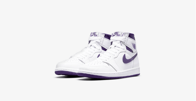 AJ1白紫元年复刻 Air Jordan 1 High OG WMNS “Court Purple” 全新AJ1白紫配色实物图 货号:CD0461-151
