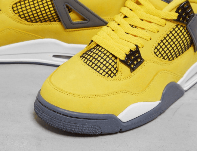 AJ4电母复刻 莆田AJ4 Air Jordan 4 “Lightning” 经典电母AJ4实物图 货号：CT8527-700