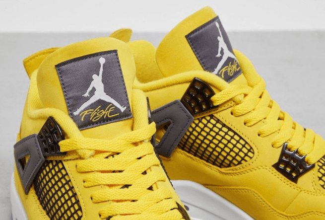 AJ4电母复刻 莆田AJ4 Air Jordan 4 “Lightning” 经典电母AJ4实物图 货号：CT8527-700