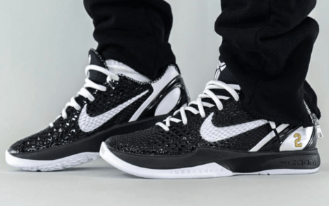 耐克科比6代黑曼巴永恒 Nike Kobe 6 Protro “Mamba Forever” 耐克科比6代黑白色球鞋 货号:CW2190-002