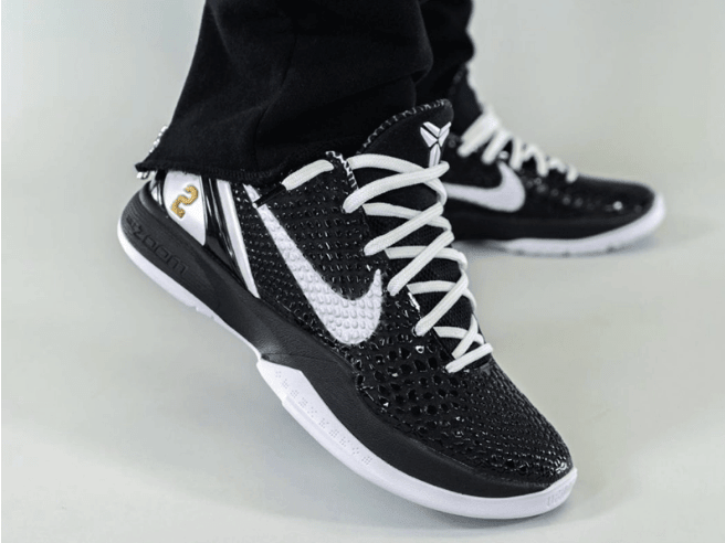 耐克科比6代黑曼巴永恒 Nike Kobe 6 Protro “Mamba Forever” 耐克科比6代黑白色球鞋 货号:CW2190-002