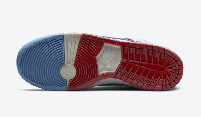 耐克保时捷联名 Ishod Wair x Magnus Walker x Nike SB Dunk High 耐克SB Dunk白蓝红高帮 货号:DH7683-100