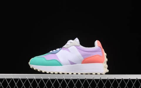 新百伦NB327拼接色轻跑鞋 New Balance MS327 莆田公司级新百伦复刻 NB复古跑鞋 货号：WS327PA