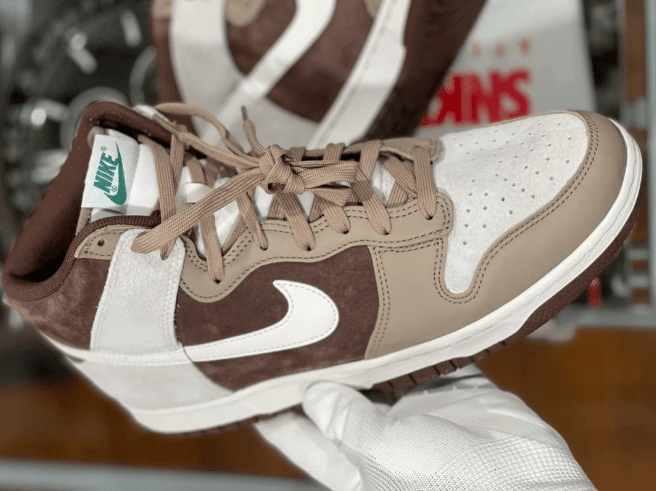 耐克Dunk巧克力配色 耐克Dunk高帮 Nike Dunk High “Light Chocolate” 耐克Dunk棕色高帮实物图 货号:DH5348-100