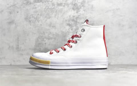 匡威CLOT联名匡威丝绸龙纹 CLOT x Converse Chuck 70 HI “White” 匡威1970S白色高帮 货号:171839C