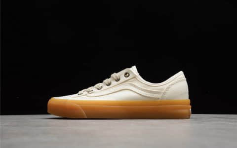 万斯低帮韩国限定米白生胶 Vans Style 36 万斯白色低帮帆布鞋 万斯生胶板鞋 货号：VN0A4U3V8PP