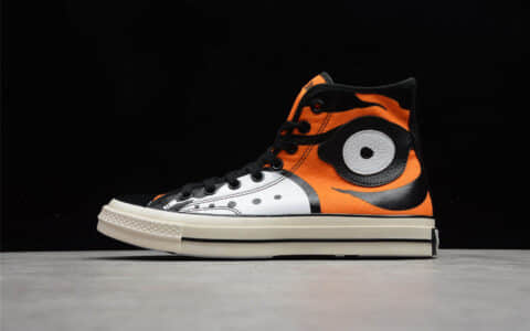 匡威SOULGOODS联名灵魂虎 CONVERSE x SOULGOODS 匡威1970S白色高帮帆布鞋 货号：169906C