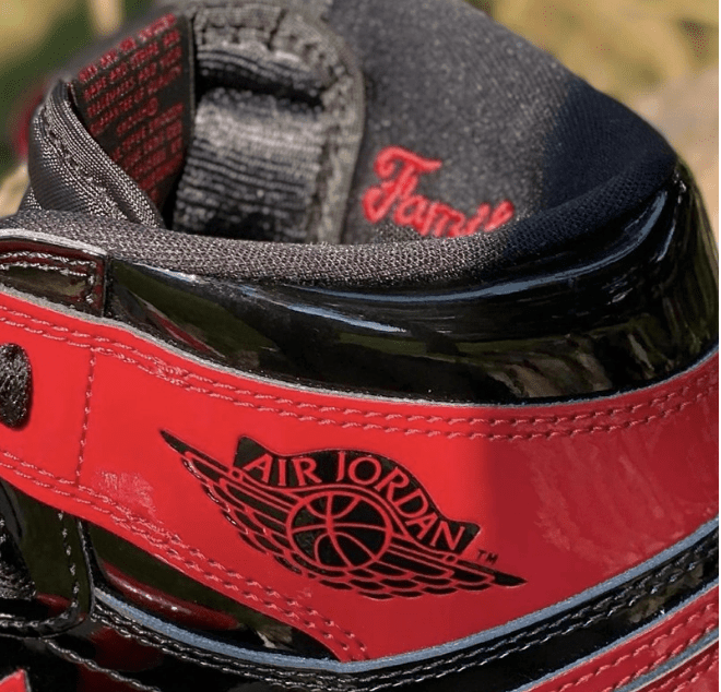 AJ1黑红漆皮版本 AJ1黑红高帮 Air Jordan 1 High OG “Bred Patent” 经典AJ1黑红复刻 货号:555088-063