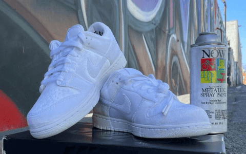 耐克Dunk DSM联名白色 Dover Street Market x Nike Dunk Low “Triple White” 耐克Dunk白色丝绒 货号：DH2686-100