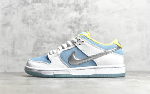 耐克Dunk SB FTC联名白蓝低帮 FTC x NIKE SB DUNK LOW Pro QS “Lagoon pulse” 纯原版本耐克Dunk复刻 货号:DH7687-400