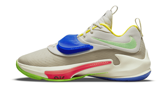 耐克字母哥篮球鞋 Nike Zoom Freak 3 字母哥MVP战靴 耐克字母哥3代新配色 货号:DA0695-100