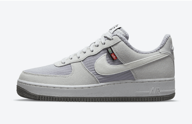 耐克空军棉鞋灰色低帮 Nike Air Force 1 Low “Toasty” 全新耐克棉鞋实物图 AF1灰色低帮 货号:DC8871-002