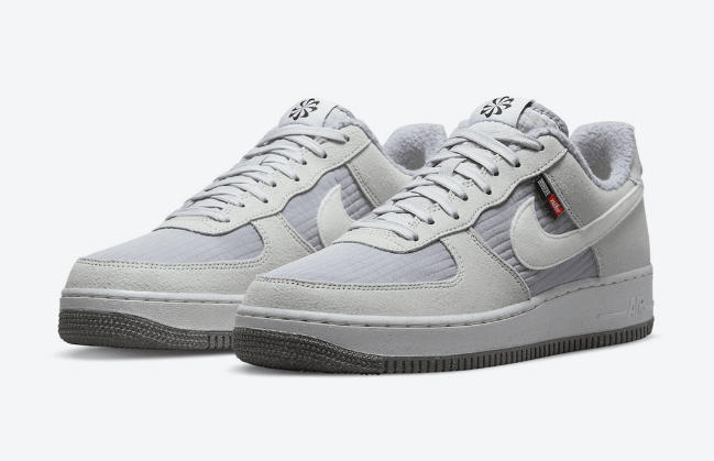 耐克空军棉鞋灰色低帮 Nike Air Force 1 Low “Toasty” 全新耐克棉鞋实物图 AF1灰色低帮 货号:DC8871-002