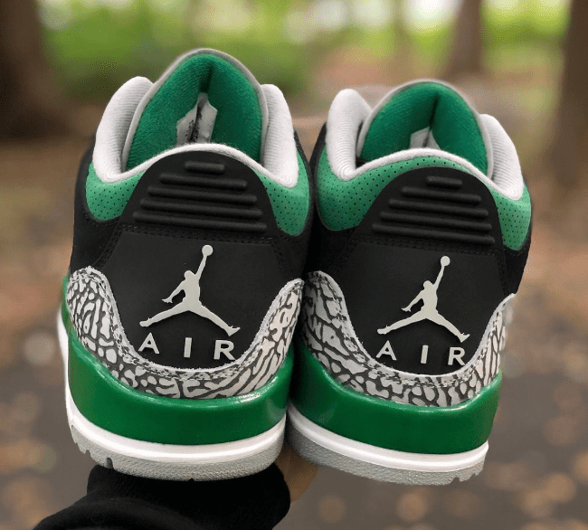 AJ3黑绿实战球鞋实物图 Air Jordan 3 “Pine Green” AJ3俄勒冈全新配色 货号:CT8532-030