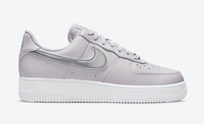 耐克空军香芋紫 耐克空军紫色低帮 Nike Air Force 1 Low 耐克空军紫色鞋面灰色勾 货号:DD1523-500