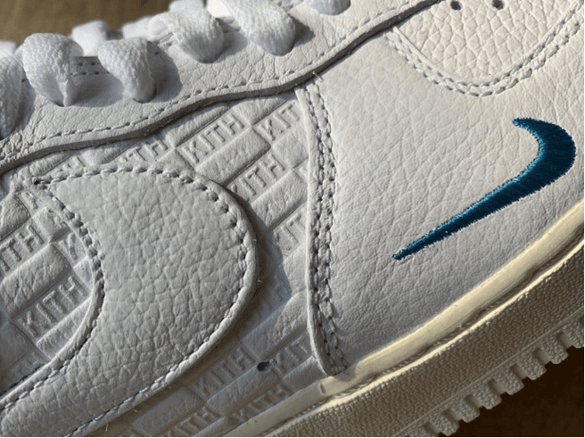 耐克空军Kith联名新款实物图 Kith x Nike Air Force 1 Low “Hawaii” 耐克空军白蓝色低帮 货号:DC9555-100