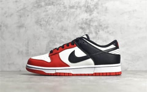 耐克SB Dunk芝加哥低帮 Nike SB Dunk Low 黑白红75周年 芝加哥公牛队 耐克SB Dunk黑白红低帮 货号:DD1503-109