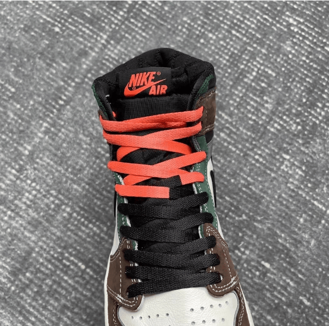 AJ1缝合怪高帮 AJ1拼色新配色 Air Jordan 1 High OG “Hand Crafted” AJ1白棕黑紫高帮 货号:DH3097-001