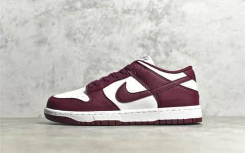 耐克Dunk白红低帮 Nike Dunk Low 莆田耐克复刻 耐克Dunk酒红低帮板鞋 货号:DD1503-108