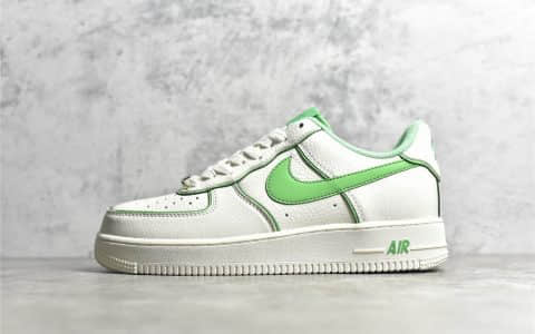 耐克空军夜魔侠低帮 Nike Air Force 1 07 Low 耐克空军米白绿低帮 耐克空军3M反光 货号:UH8958-022