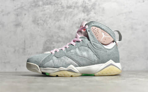 AJ7兔八哥纯原版本 Air Jordan 7 “Hare 2.0” AJ7浅绿色人造马毛 货号:130014-100