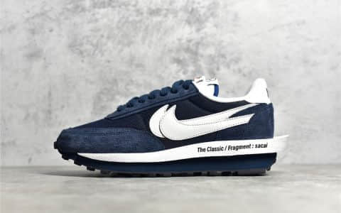 耐克Sacai闪电三方联名黑色 Fragment x Sacai x Nike LDWaffle 耐克华夫Sacai联名 耐克藤原浩联名 货号：DH2684-400