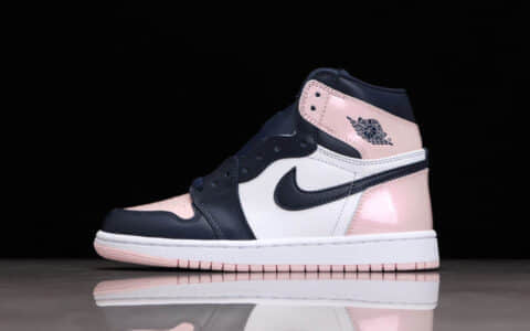 AJ1泡泡糖白黑粉中帮 Air Jordan 1 High OG Atmosphere LJR纯原版本AJ1黑曜石中帮 AJ1白色中帮 货号:DD9335-641