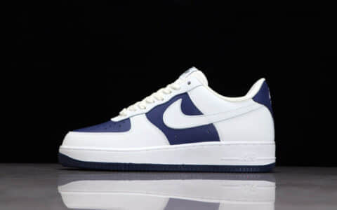耐克空军一号深蓝拼接 Nike Air Force 1 耐克空军板鞋 耐克低帮板鞋 校园板鞋 货号:AL2236-103