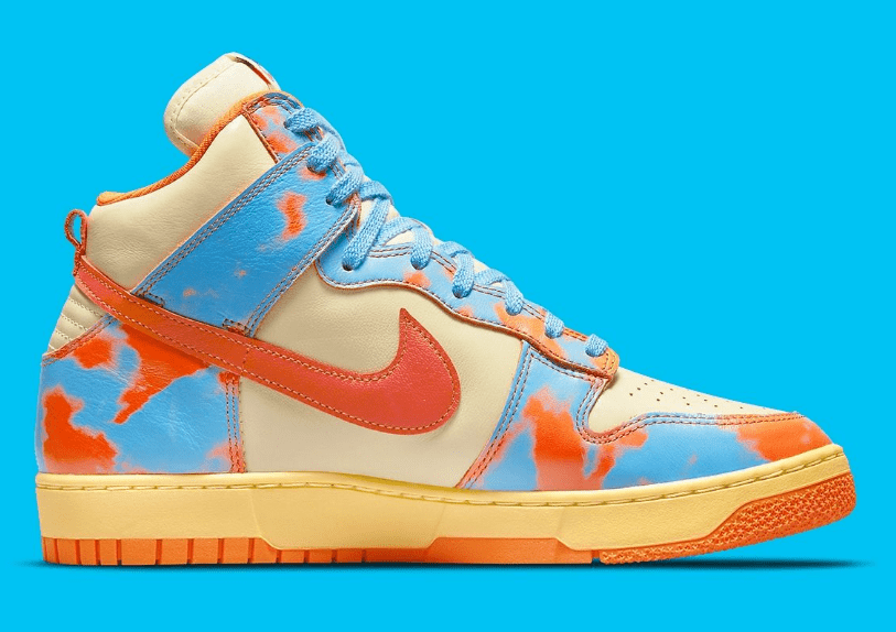 耐克Dunk酸洗做旧全新配色 Nike Dunk High "Acid Wash" 耐克涂鸦高帮 货号：DD9404-800