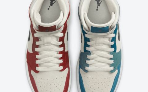 AJ1鸳鸯低帮 果冻外底 Air Jordan 1 Mid “Anti-Gravity Machines” AJ1麂皮低帮 货号：DM9601-200