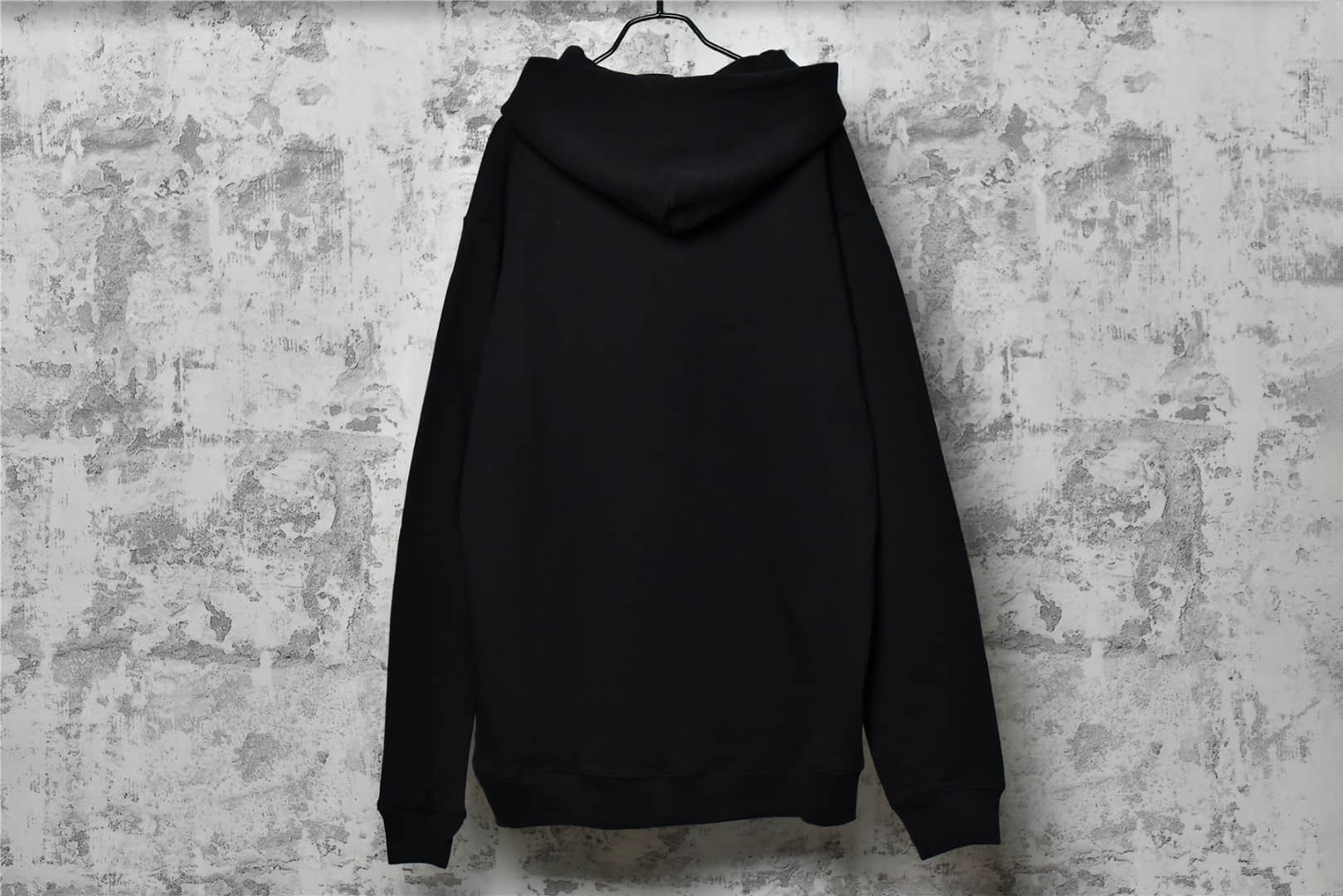 斯图西黑色爱心卫衣 秋季新款名牌卫衣 Stussy x CPFM联名 21Fw 爱心字母发泡印花连帽卫衣